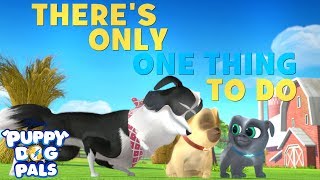 Lets Sing quotKeep On Tryinquot  Music Video  Puppy Dog Pals  Disney Junior [upl. by Aivlis]