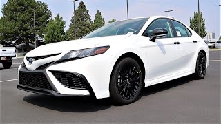 2022 Toyota Camry Nightshade Hybrid Is This The Camry To Get [upl. by Ahteres510]