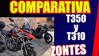 Comparativa Zontes T350 y T310 [upl. by Delahk85]