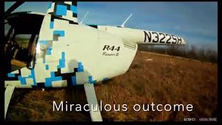 R44 Raven 2 Helicopter Crash [upl. by Pasadis]