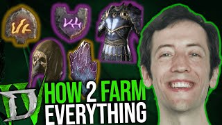 Diablo 4  HOW TO FARM EVERYTHING IN SEASON 6 [upl. by Epuladaugairam911]