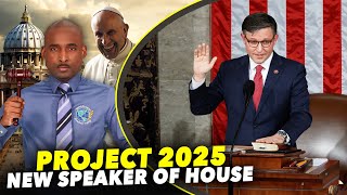 New US House Speaker Is Linked To Project 2025 Heritage Foundation amp JesuitsAll Roads Lead To Rome [upl. by Ycam941]