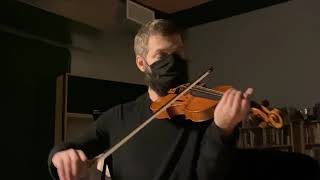 Johnny Gandelsman plays JS Bachs Complete Cello Suites transcribed for violin [upl. by Ynot]