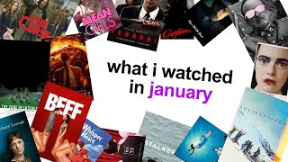 what i watched in january [upl. by Noreht980]