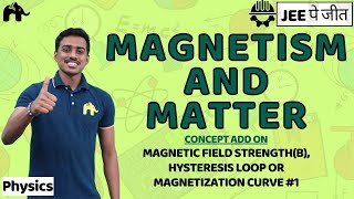 Magnetism And Matter Class 12 JEE Physics  Magnetic Field StrengthB  Hysteresis loop 1 [upl. by Lolly669]