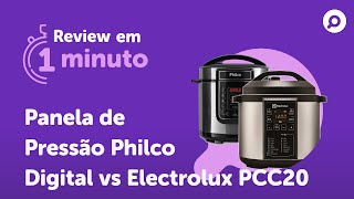 Panela Elétrica Philco Digital vs Electrolux PCC20  Comparativo  REVIEW EM 1 MINUTO  ZOOM [upl. by Anawyt]