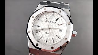 Audemars Piguet Royal Oak 39MM 15300STOO1220ST01 AP Watch Review [upl. by Hannazus457]