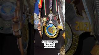 IL MIO MEDAGLIERE 🔱 bodybuilding motivation gym fitness gymmotivation medal nbfi fitness [upl. by Ramso]