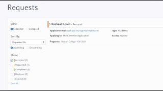 Common App for transfer recommenders overview [upl. by Reseda]