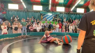 Teufelsrad Madness Girls Compete in the Oktoberfest 2024 Challenge [upl. by Larine]