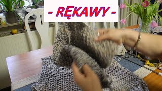 SWETER NA DRUTACH REGLAN RĘKAW JAK ZROBIĆ GOLF WZORY🧡💥 cz 3 Nr131 [upl. by Egag913]