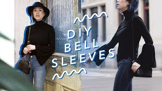 How to Make Bell Sleeves  WITHWENDY [upl. by Durgy727]