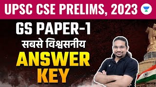 UPSC CSE Prelims 2023  GS Paper1 सबसे विश्वसनीय Answer Key  Madhukar Kotawe [upl. by Mord134]