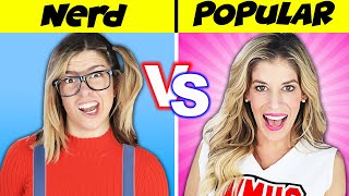 How to WIN a DATE Nerd Vs Popular Girl Challenge to Reveal Rebeccas Secret [upl. by Vivia]