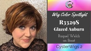 Wig Color Spotlight R3329S Glazed Auburn by Raquel Welch on Boost [upl. by Aldredge]