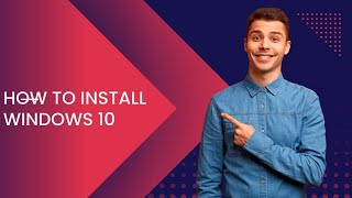 how to install Windows 10 [upl. by Nolte]