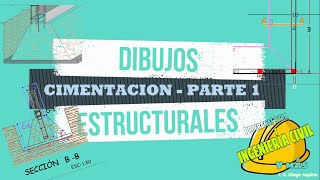 ¿Cómo se representa una cimentación de mampostería confinada en un plano [upl. by Borras]