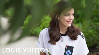 Stacy Martin at Les Fontaines Parfumées  LOUIS VUITTON [upl. by Mathre]