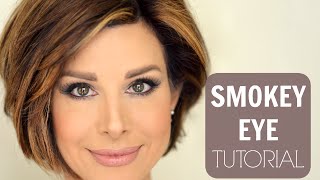 The BEST Smokey EYE Makeup Tutorial for Older Fabulous Women  Dominique Sachse [upl. by Aliet]