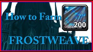 How to Farm Frostweave Cloth  1250 Frostweave Per Hour in WoW [upl. by Bekah295]