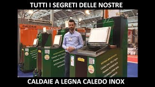 CALDAIE A LEGNA FIAMMA ROVESCIATA CALEDO INOX 2017 [upl. by Wylde]