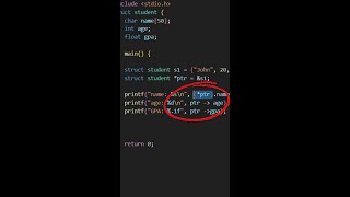 Pointer to Structure in C Language  Beginners Tutorial [upl. by Leighton]