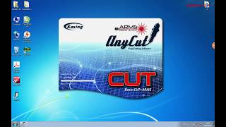 How to use GC720 cutting plotter with full automatic Anycut softwareordinary cutting [upl. by Eceinhoj372]