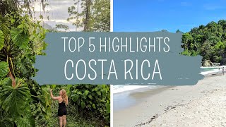 Costa Rica  Top 5 Highlights  Reisetipps amp Sehenswürdigkeiten [upl. by Lyall]