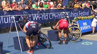 2017 Penticton ITU Duathlon World Championships  Elite Mens Highlights [upl. by Anetsirk]