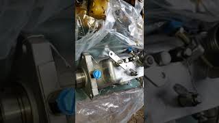 Replacing diesel injector pump on Cat 416 with 4236 Perkins [upl. by Bartram657]