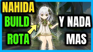 💣BUILD NAHIDA DEFINITIVA DPS SUPPORT GENSHIN IMPACT 51 SIGUE ROTA ARTEFACTOS ARMAS EQUIPOS [upl. by Llerrod575]