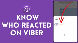 How to Know Who Reacted on Viber 2024  Viber Tutorial [upl. by Anekahs]