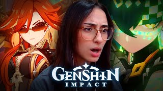 FIRST TIME Reacting to EVERY GENSHIN IMPACT Character Demo PART 2 [upl. by Fernandina]