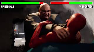 SpiderMan vs Wilson Fisk with healthbars [upl. by Etterrag]