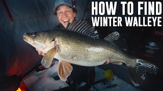 How To Find Winter Walleye [upl. by Niamrej695]