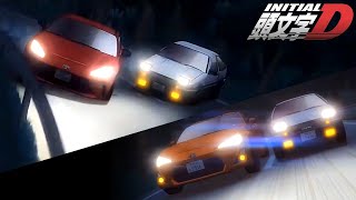 AE86 vs GT86 vs GR86  Eurobeat  Initial D [upl. by Aikyt353]