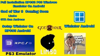 RPCS3 Windows Emulator Full Setup Winlator Windows On Android  Limbo Game Test rpcs3 [upl. by Ainatit]