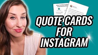 How To Make QUOTES For Instagram [upl. by Swenson88]