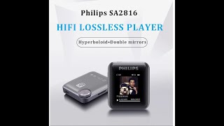 PHILIPS SA2816  Bluetooth MP3 Player DSD HIFI BT Digital Media Player  Digital Voice Recorder [upl. by Babbette163]