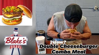 2slow Blakes Lotaburger New Mexico Style Combo Meal Review amp CHALLENGE [upl. by Nnaeerb54]