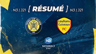 FC Gueugnon  LouhansCuiseaux FC  Journée 21  Résumé complet [upl. by Ulises]