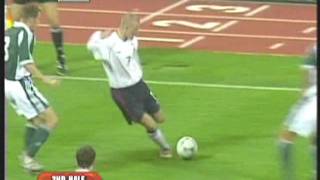 2001 September 1 Germany 1England 5 World Cup qualifiermpg [upl. by Neyuh]