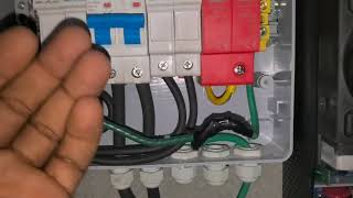 combiner box kisa li ye poukisa nou itilize li e repare l boîte jonction pv [upl. by Jerrilyn]