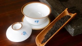 Keemun Tea from Anhui China  Using a Gaiwan  Chinese Tea Cup [upl. by Josias]