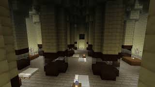 Harry Potter and the Deathly Hallows Part 2  Back to Hogwarts Scene in Minecraft in IMAX [upl. by Patterman]