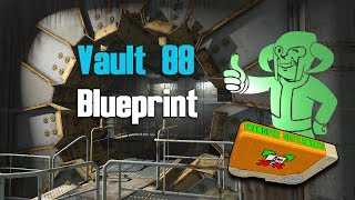 FALLOUT 4  Using Gophers Vault 88 Blueprint [upl. by Athalee233]