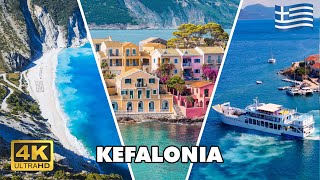 KEFALONIA Island  Greece 🇬🇷  Best Places and Beaches🏖️🌅  Travel Guide 4K UHD [upl. by Bradan]