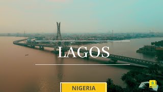 Lagos  Nigeria  Drone amp Aerial View Victoria Island and Lekki 2021  Video 4K  City Tour [upl. by Eiwoh]