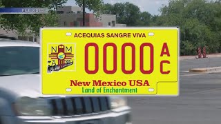 New Mexico Acequia Commission reveals new specialty license plate [upl. by Euqinahc]