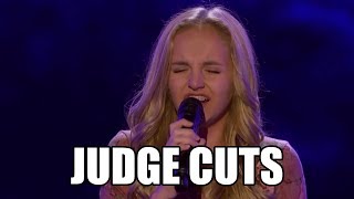 Evie Clair singsquotI TryquotAmericas Got Talent 2017 Judge Cuts｜GTF [upl. by Kelli]